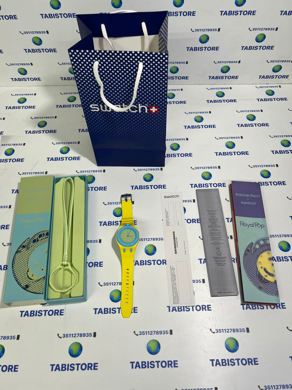 Swatch x Audemars Piguet Royal Pop "Blaue Acht"