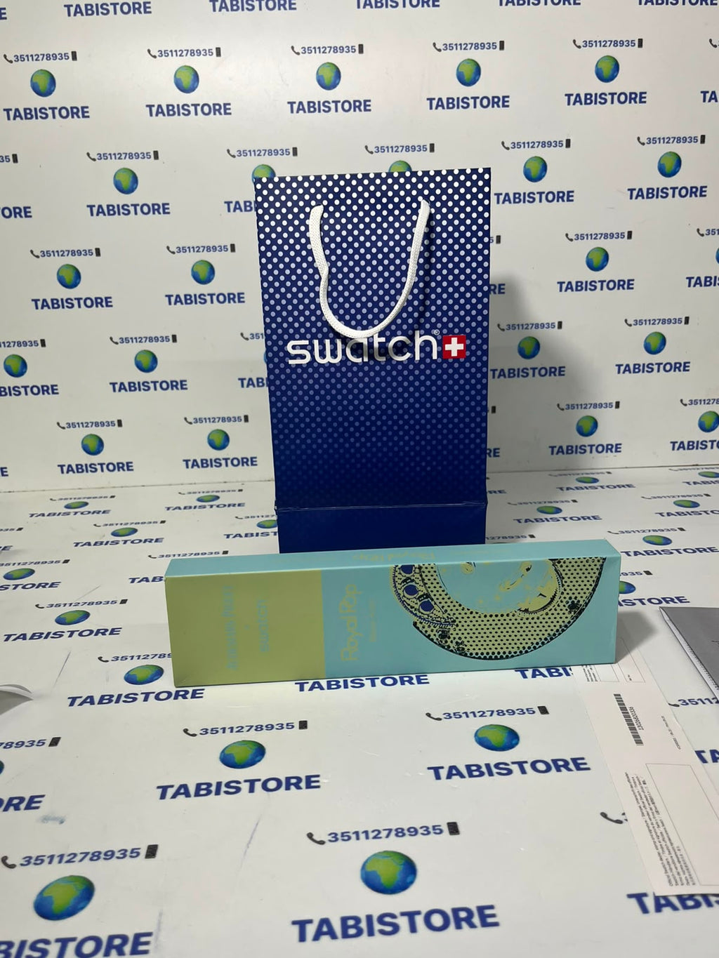 Swatch x Audemars Piguet Royal Pop "Blaue Acht"
