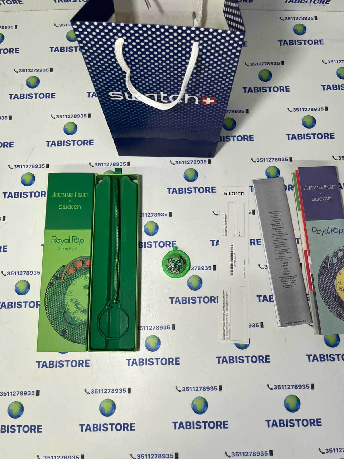 Swatch x Audemars Piguet Royal Pop "Green Eight"