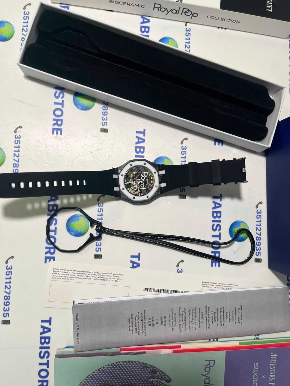 Swatch x Audemars Piguet Royal Pop "Ocho Negro"