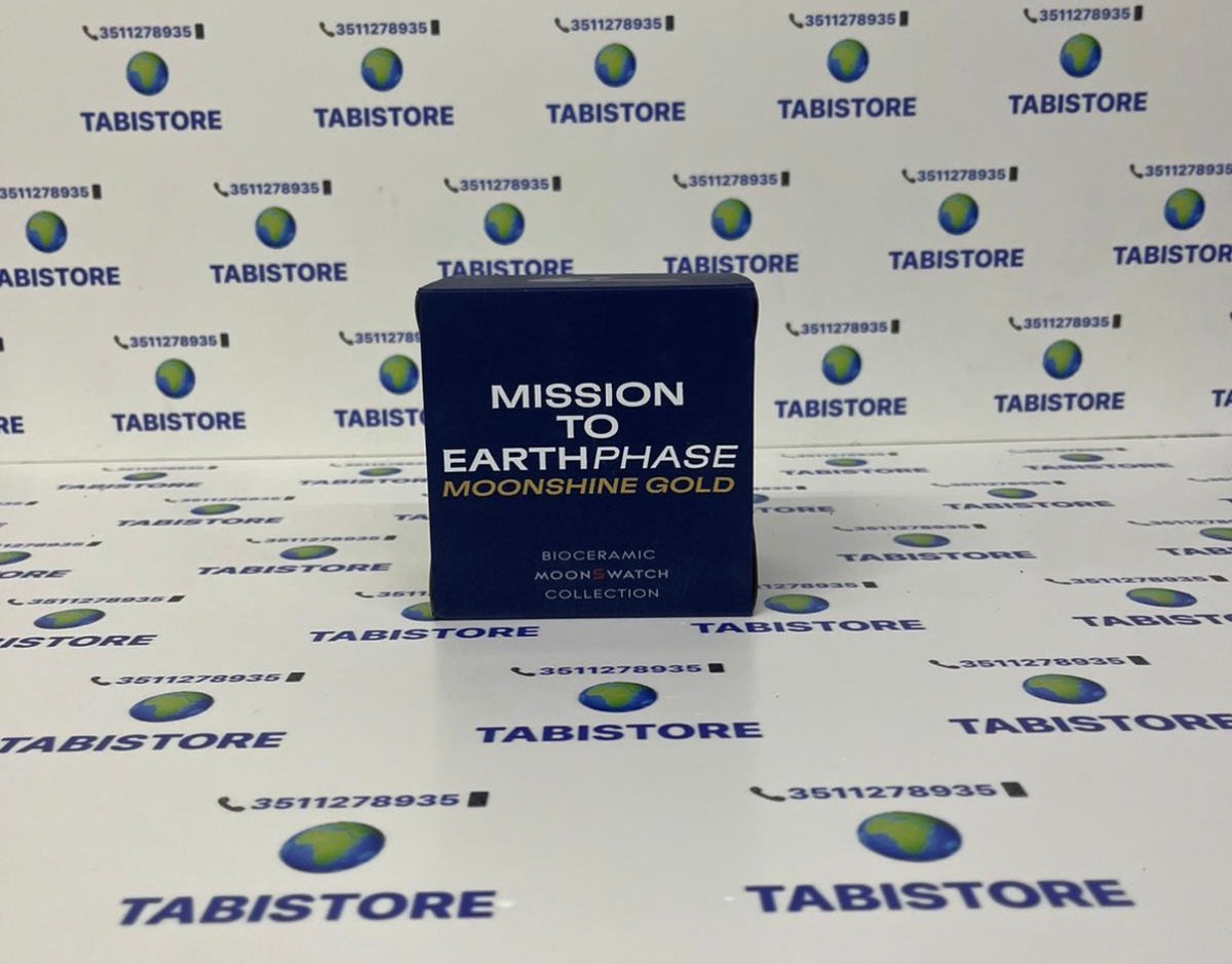 Swatch x Omega Mission to Earthphase "Moonshine Gold blu"