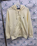 Ralph Lauren felpa zip panna