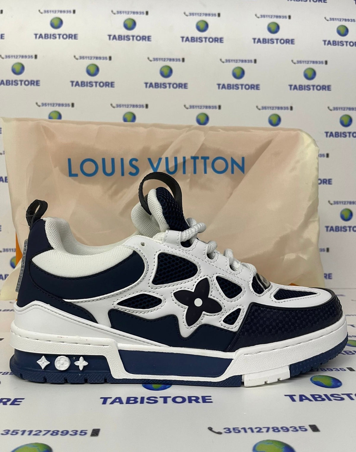 Louis Vuitton Skate bianco/blu