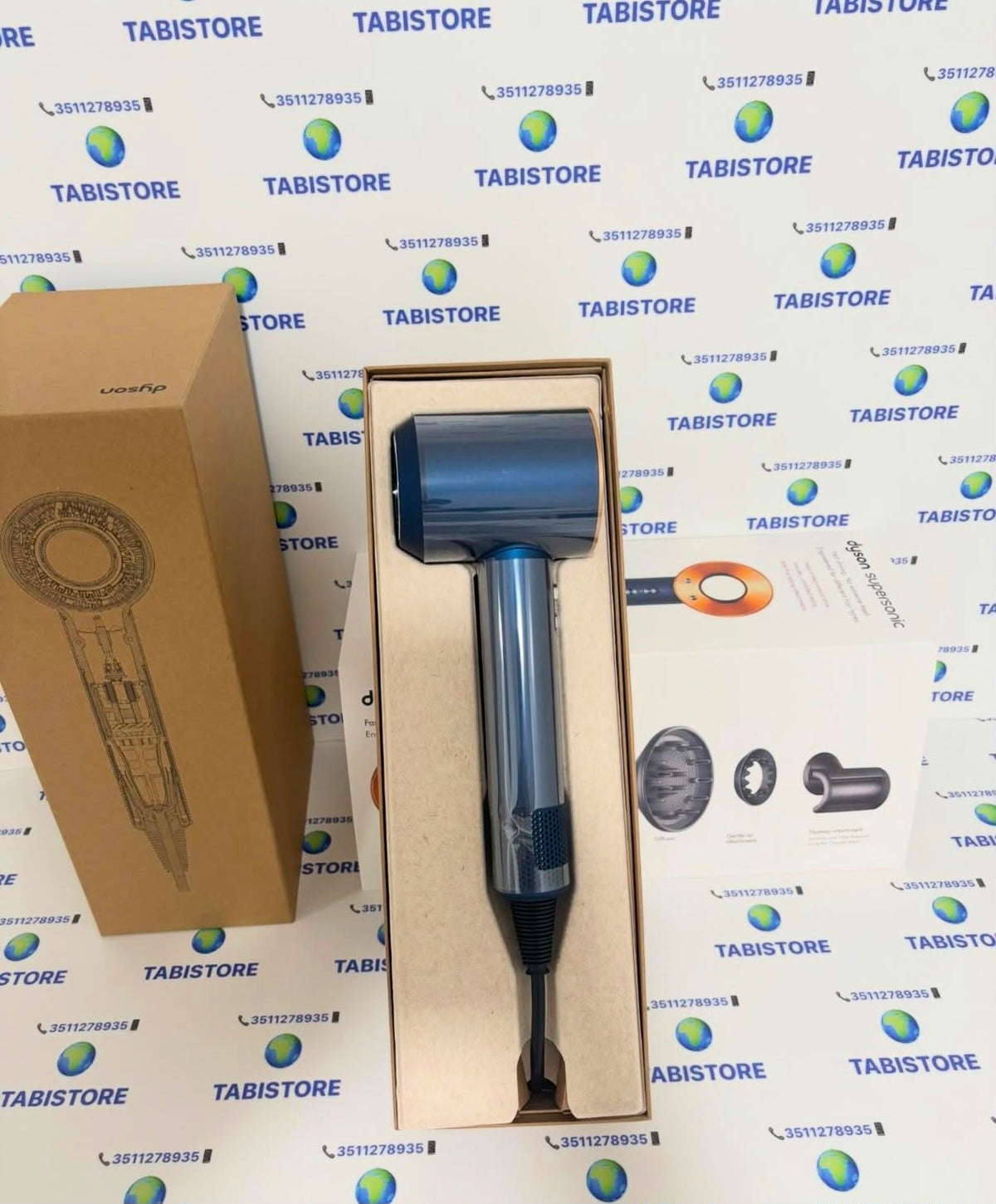 Dyson Supersonic Blu/Oro