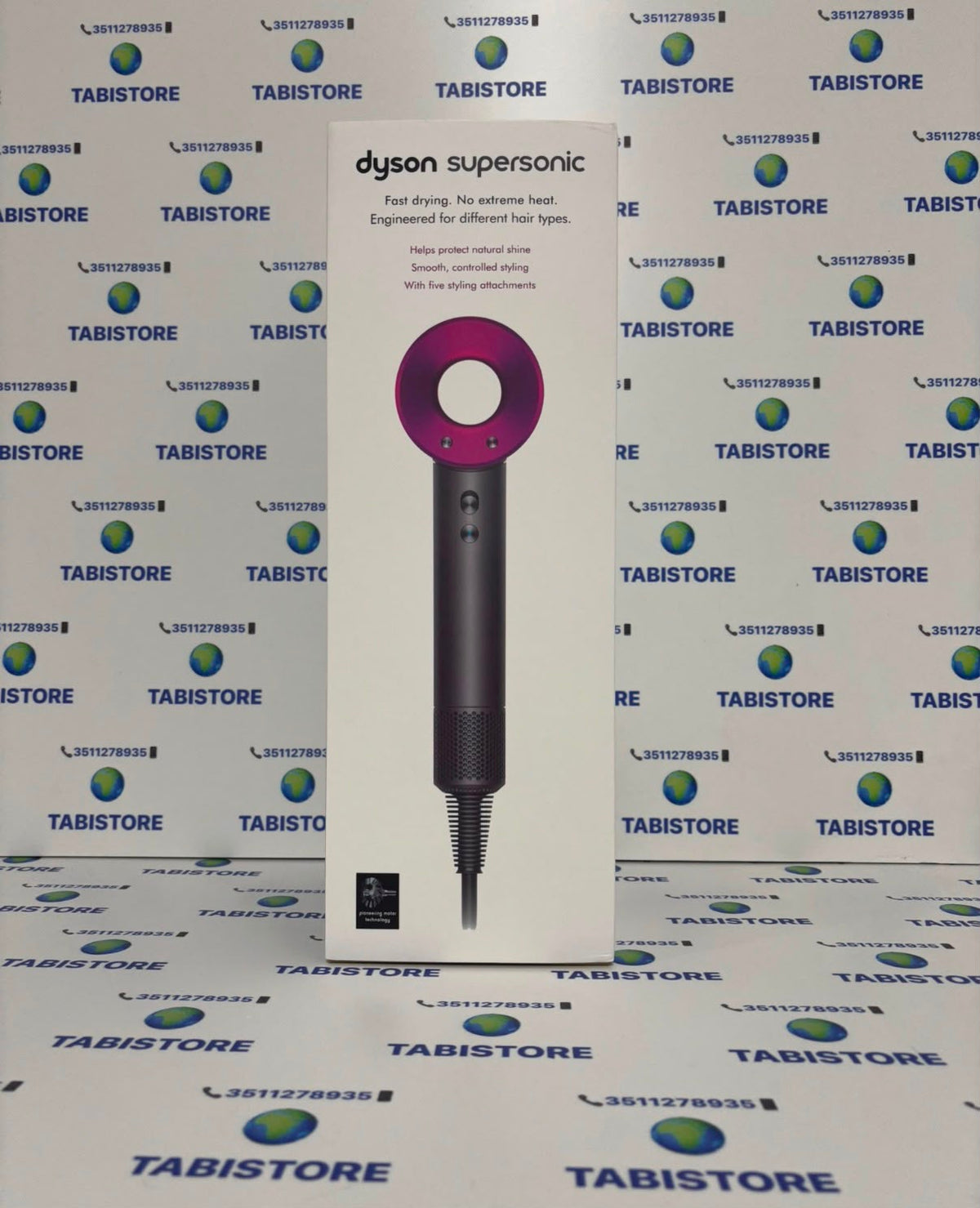 Dyson Supersonic Grigio/Fucsia