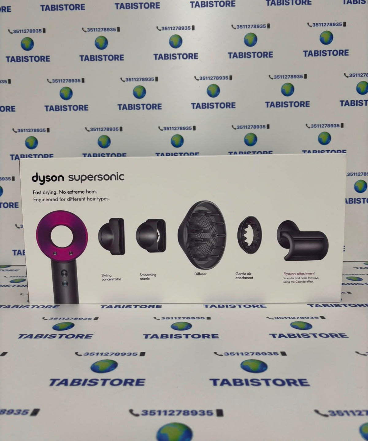 Dyson Supersonic Grigio/Fucsia