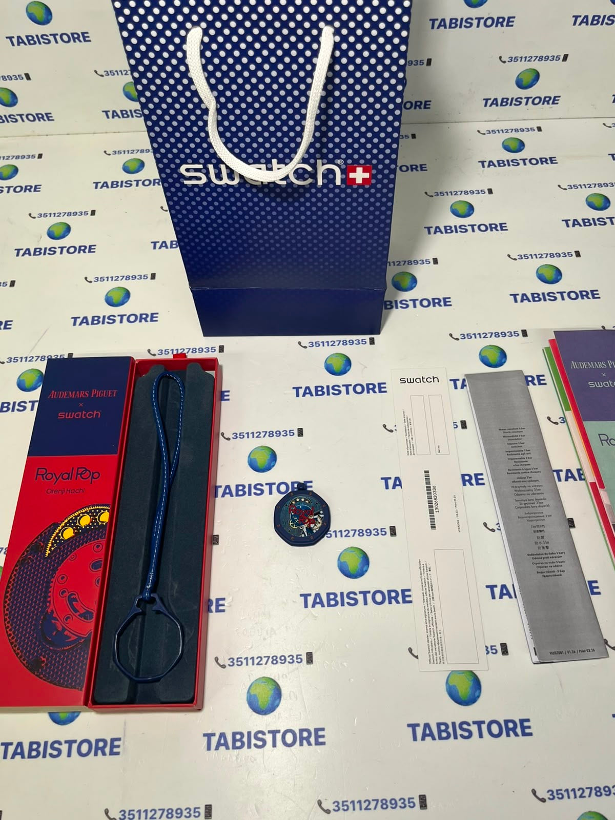 Swatch x Audemars Piguet Royal Pop "Orenji Hachi"