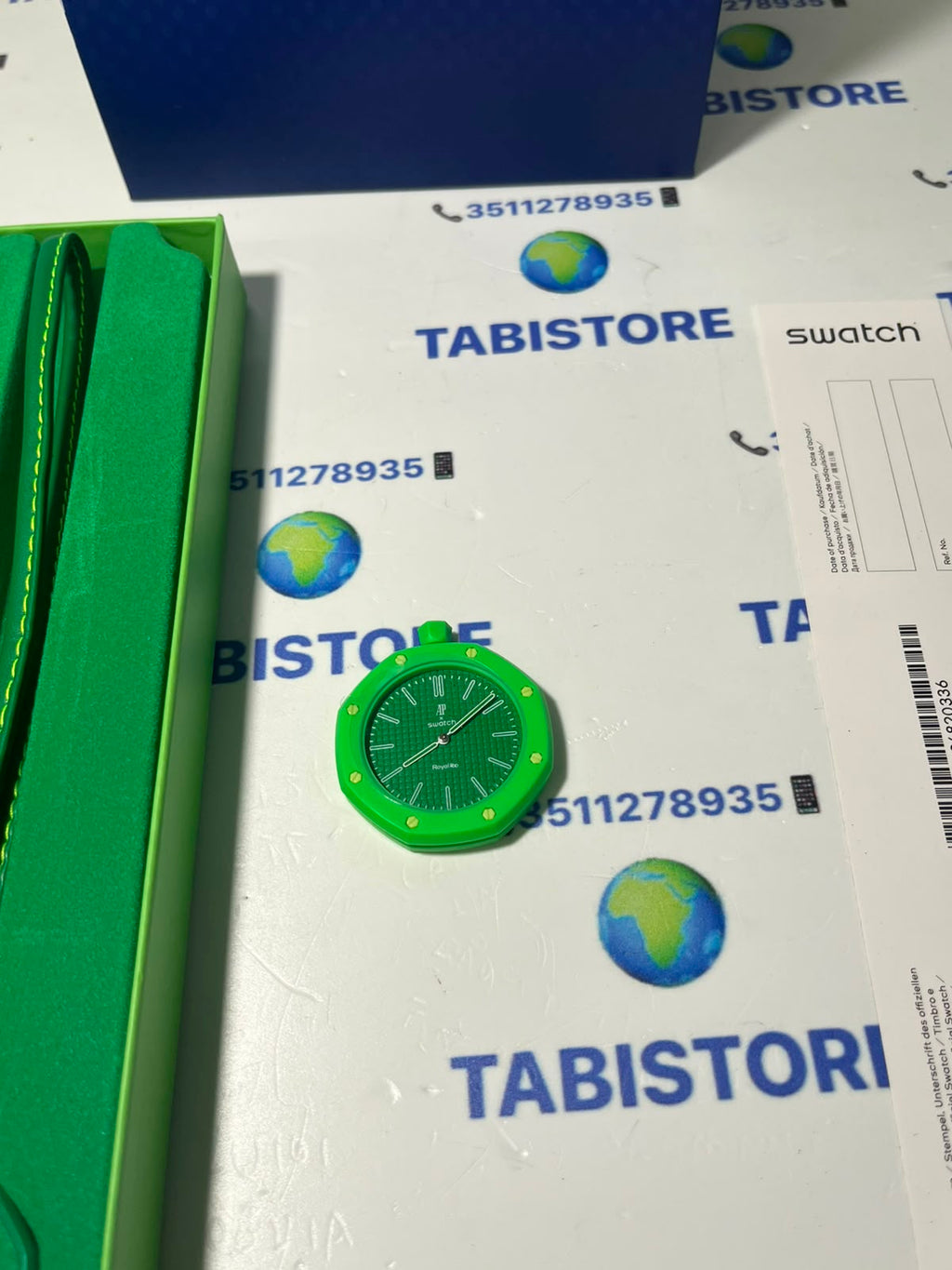 Swatch x Audemars Piguet Royal Pop "Green Eight"
