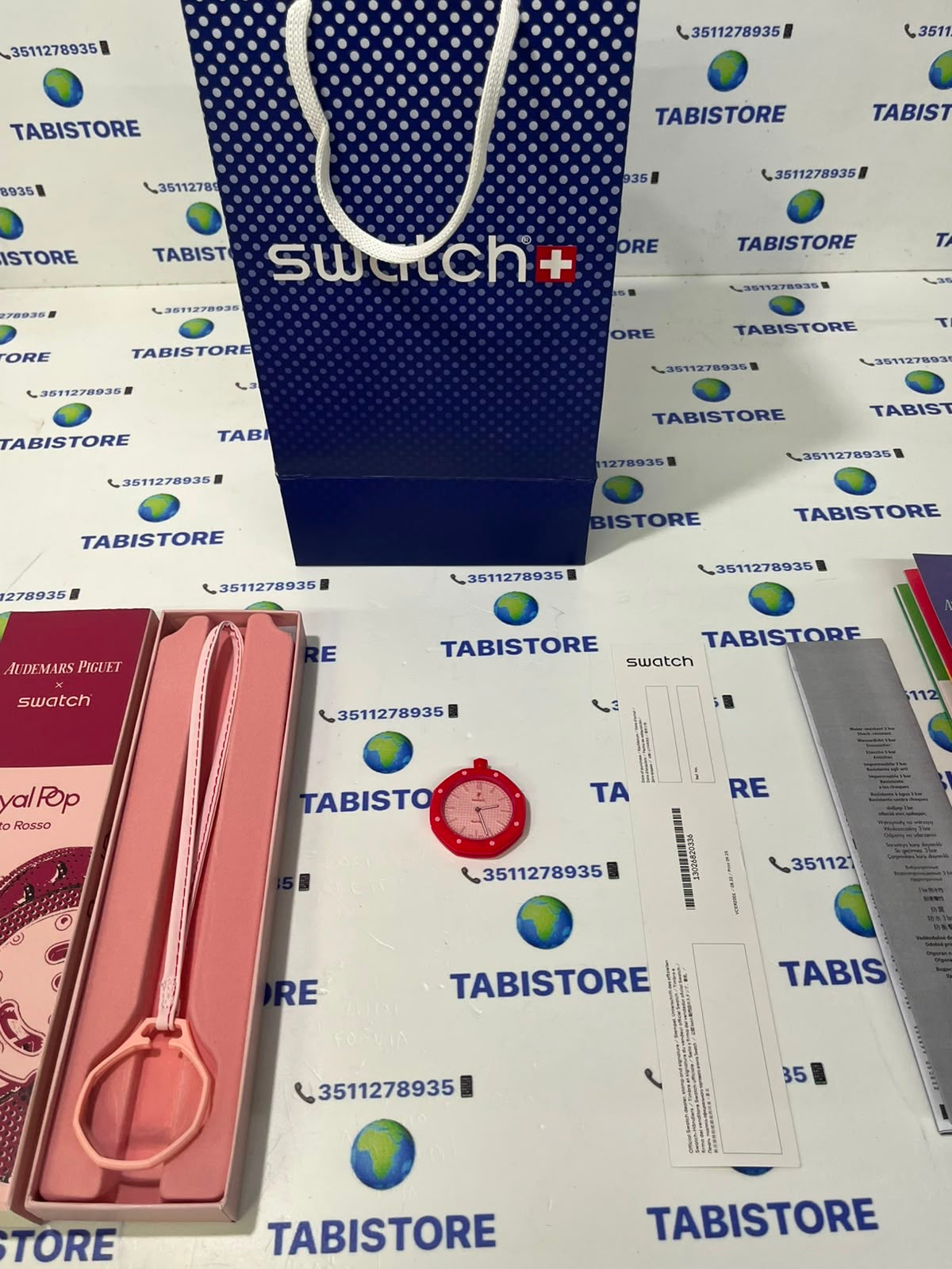Swatch x Audemars Piguet Royal Pop "Otto Rosso"
